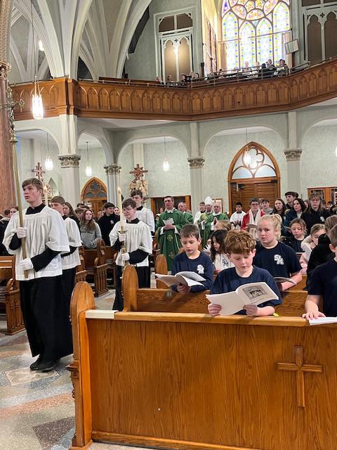 All-School Mass at St. Mary's Church